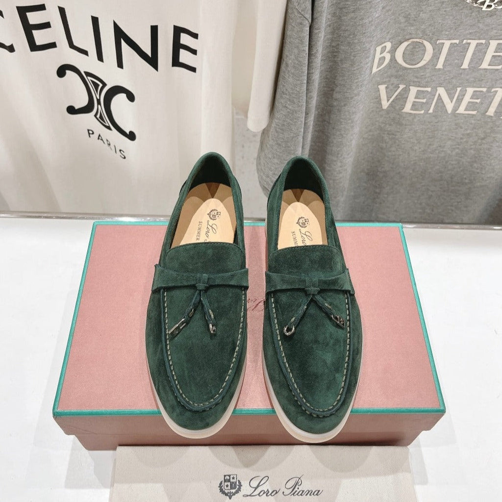 LP SUMMER CHARMS WALK LOAFERS HUNTER GREEN SUEDE