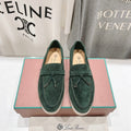 LP SUMMER CHARMS WALK LOAFERS HUNTER GREEN SUEDE