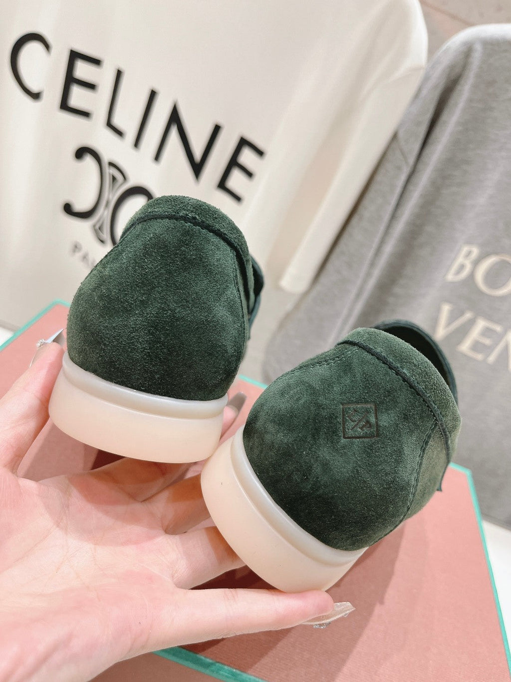 LP SUMMER CHARMS WALK LOAFERS HUNTER GREEN SUEDE