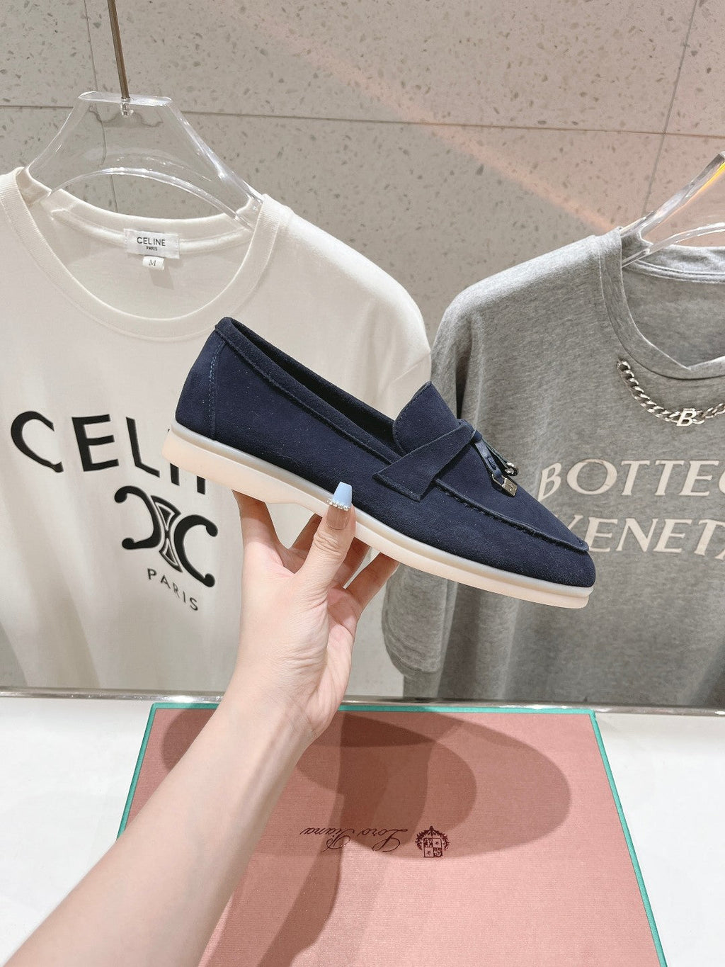 LP SUMMER CHARMS WALK LOAFERS DENIM SUEDE