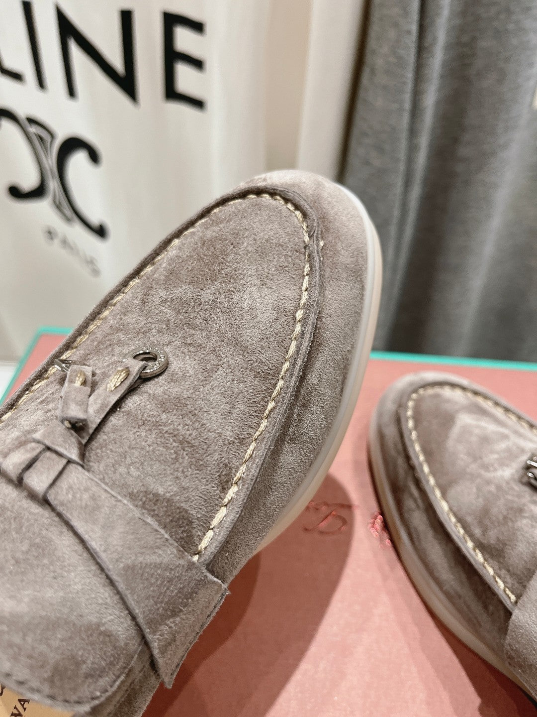 LP SUMMER CHARMS WALK LOAFERS GRAY SUEDE