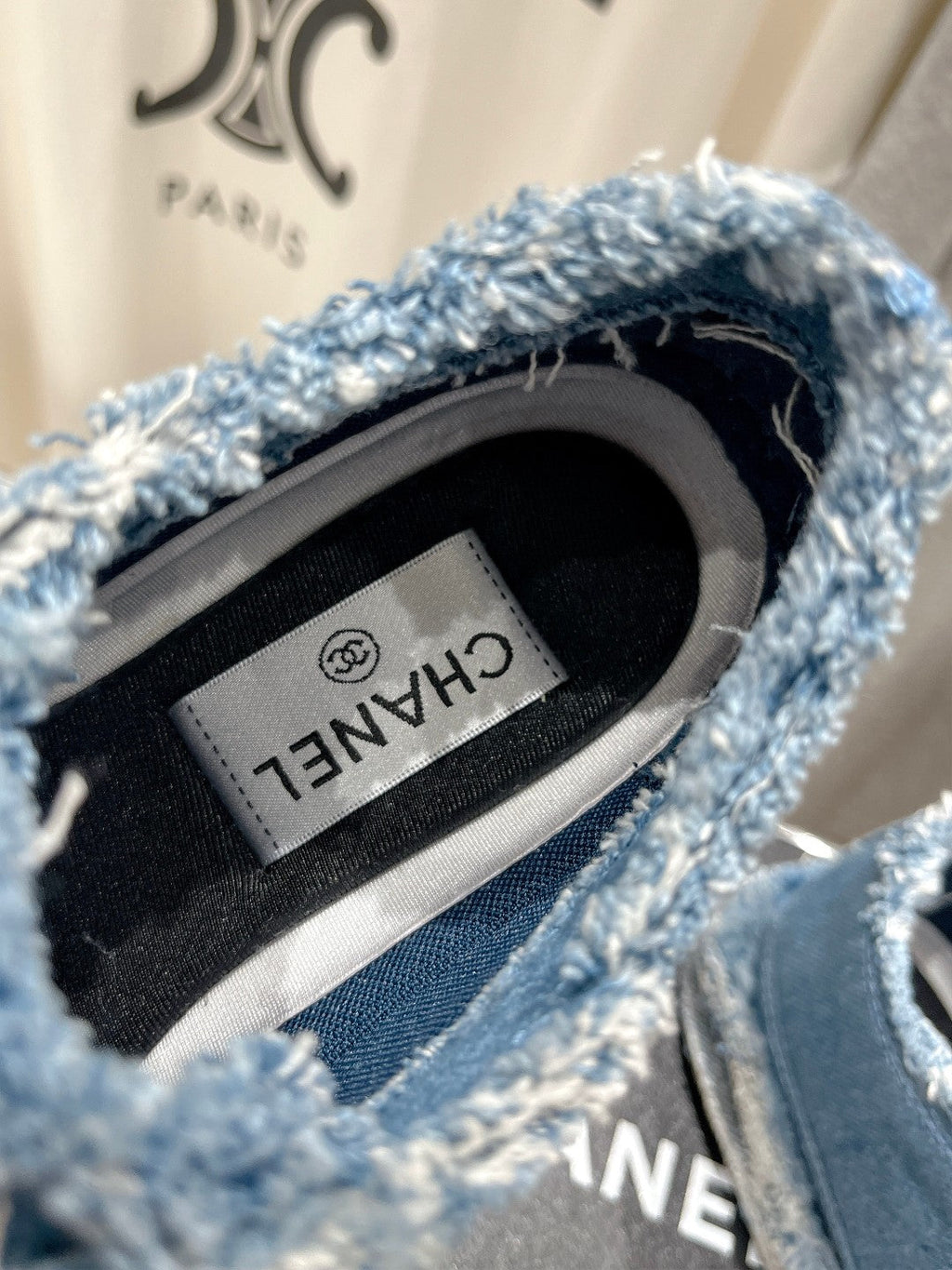 CC SNEAKER SKY BLUE DENIM FABRIC