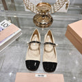 MARY JANE SANDAL CAP TOE BRIGHT CREAM SHEEPSKIN