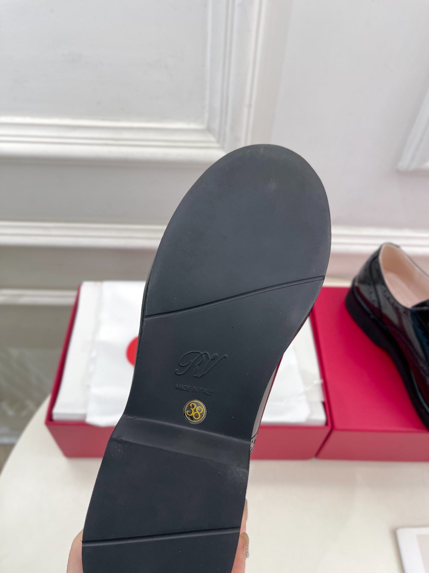 VIV' RANGERS LACE-UPS IN BLACK CALFSKIN