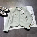 CELINE 25S SHORT KNIT JACKET 0075