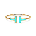 T WIDE TURQUOISE OPEN BRACELET