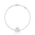 FRIVOLE SILVER FLOWER DIAMOND BRACELET