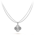 CLOVER SILVER BIG CLOVER NECKLACE