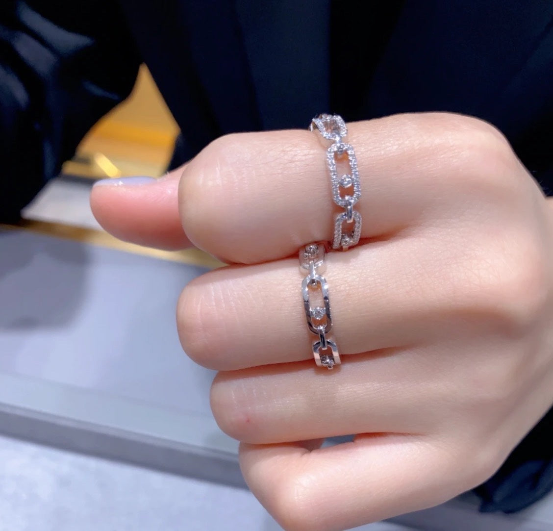 MOVE LINK DIAMOND RING