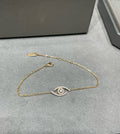 LUCKY EYE PAVED DIAMOND BRACELET