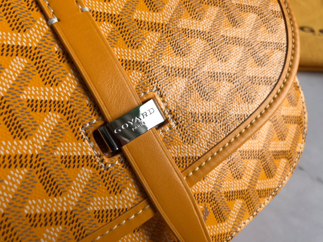 BELVEDERE PM BAG 21CM YELLOW CANVAS