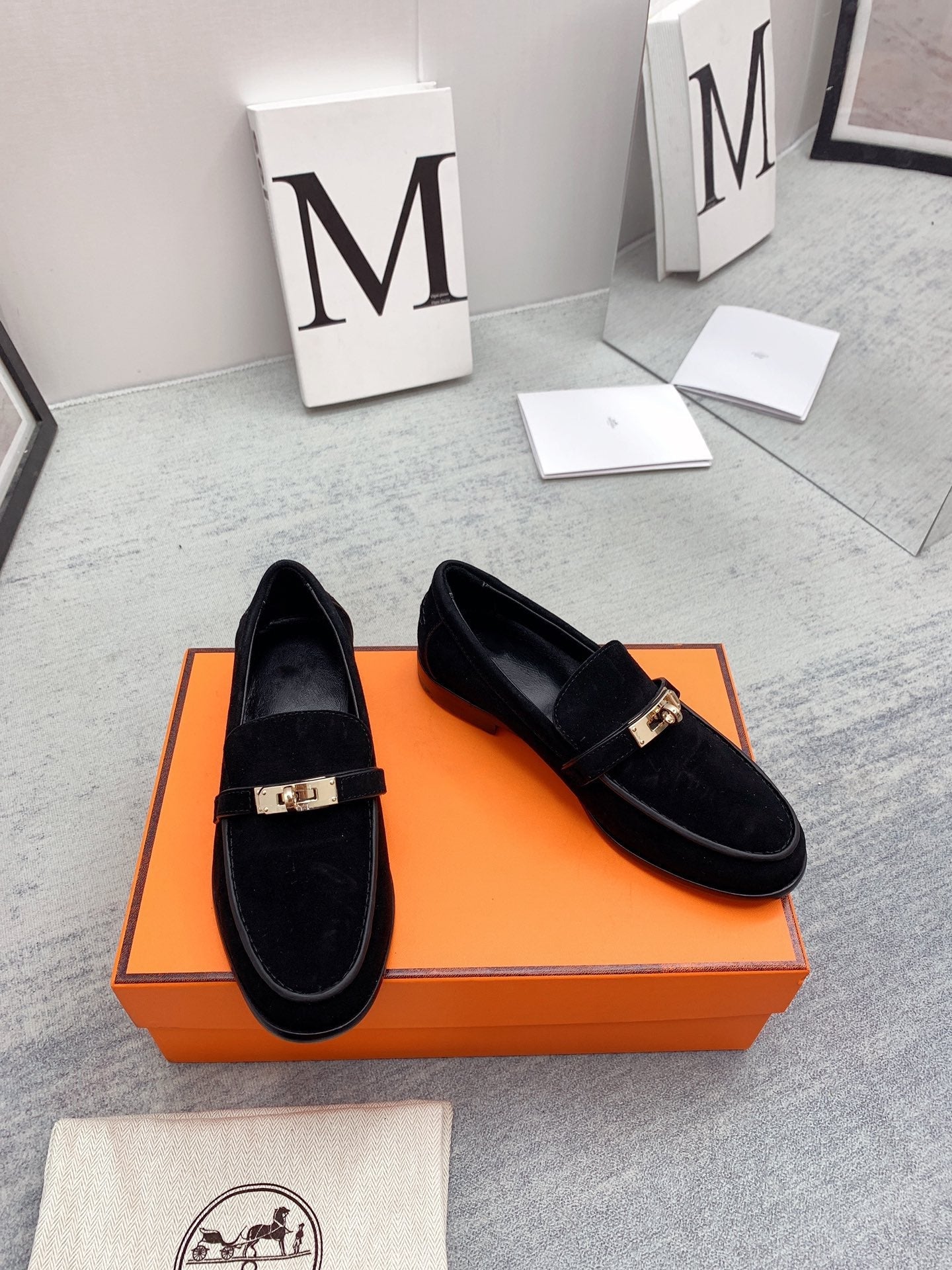 Destin Loafer Suede Black