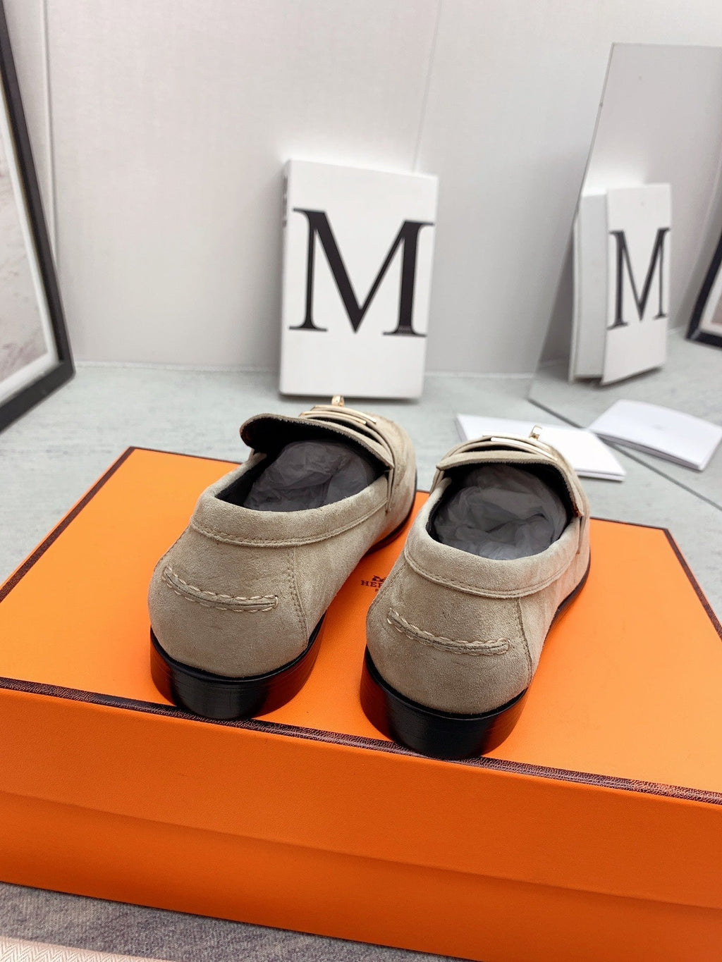 Destin Loafer Suede Beige