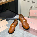 PENNY LOAFERS IN BRONZE BROWN CALFSKIN