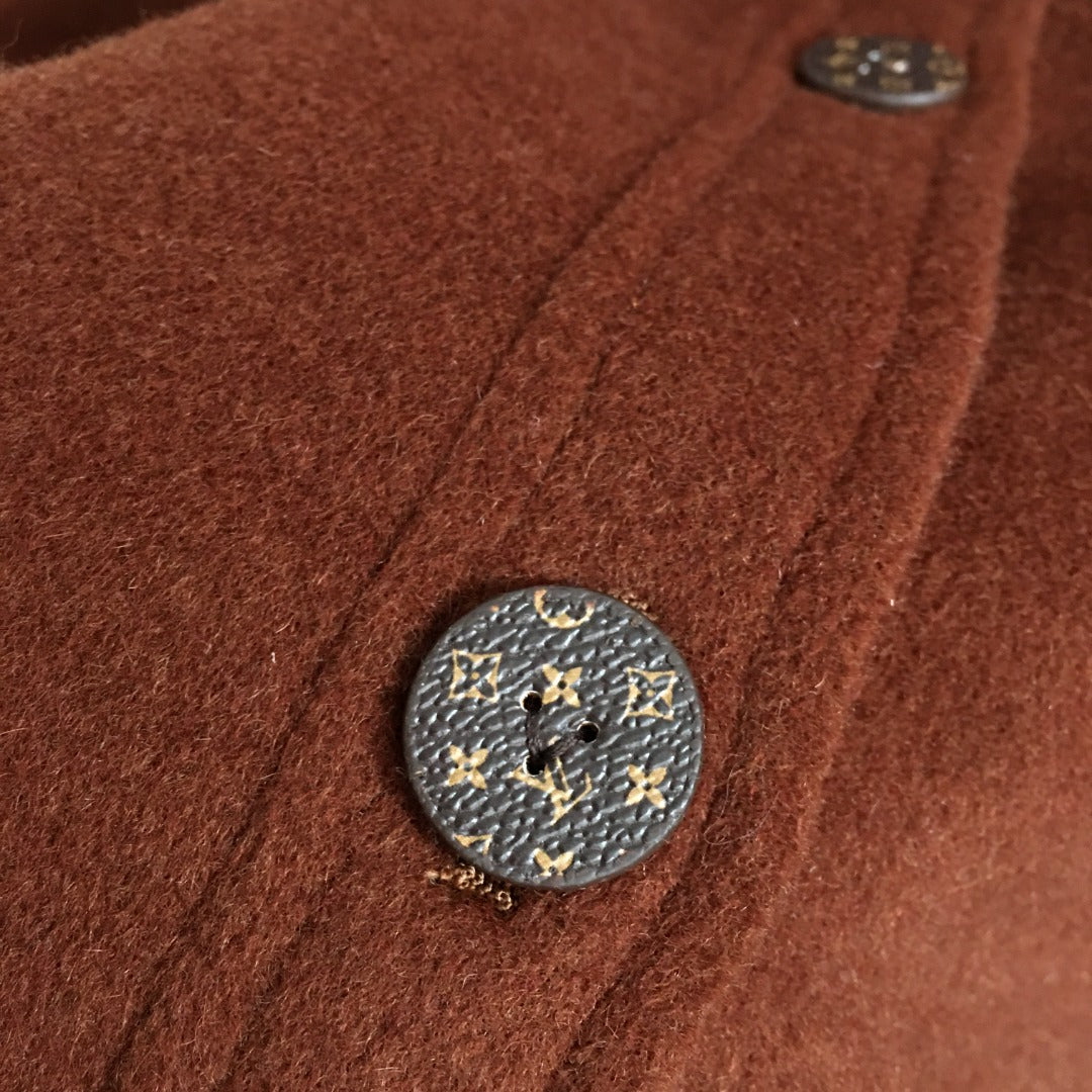 LV 25S BELTED WOOL COAT 0147