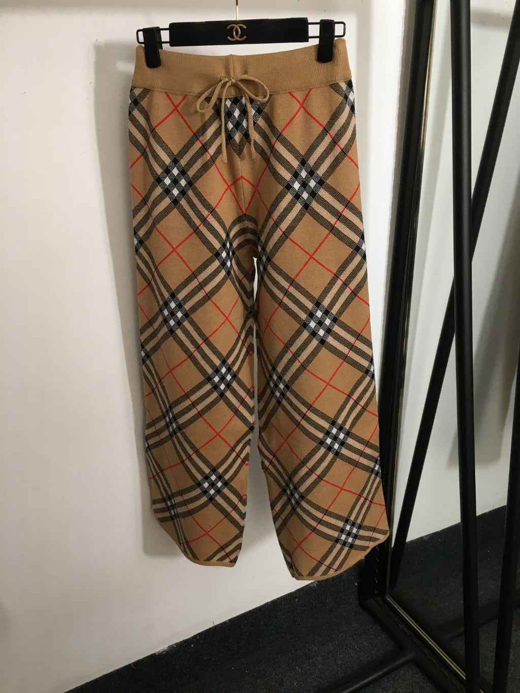 BURBERRY 25S TOP AND WIDE-LEG PANTS SET 337
