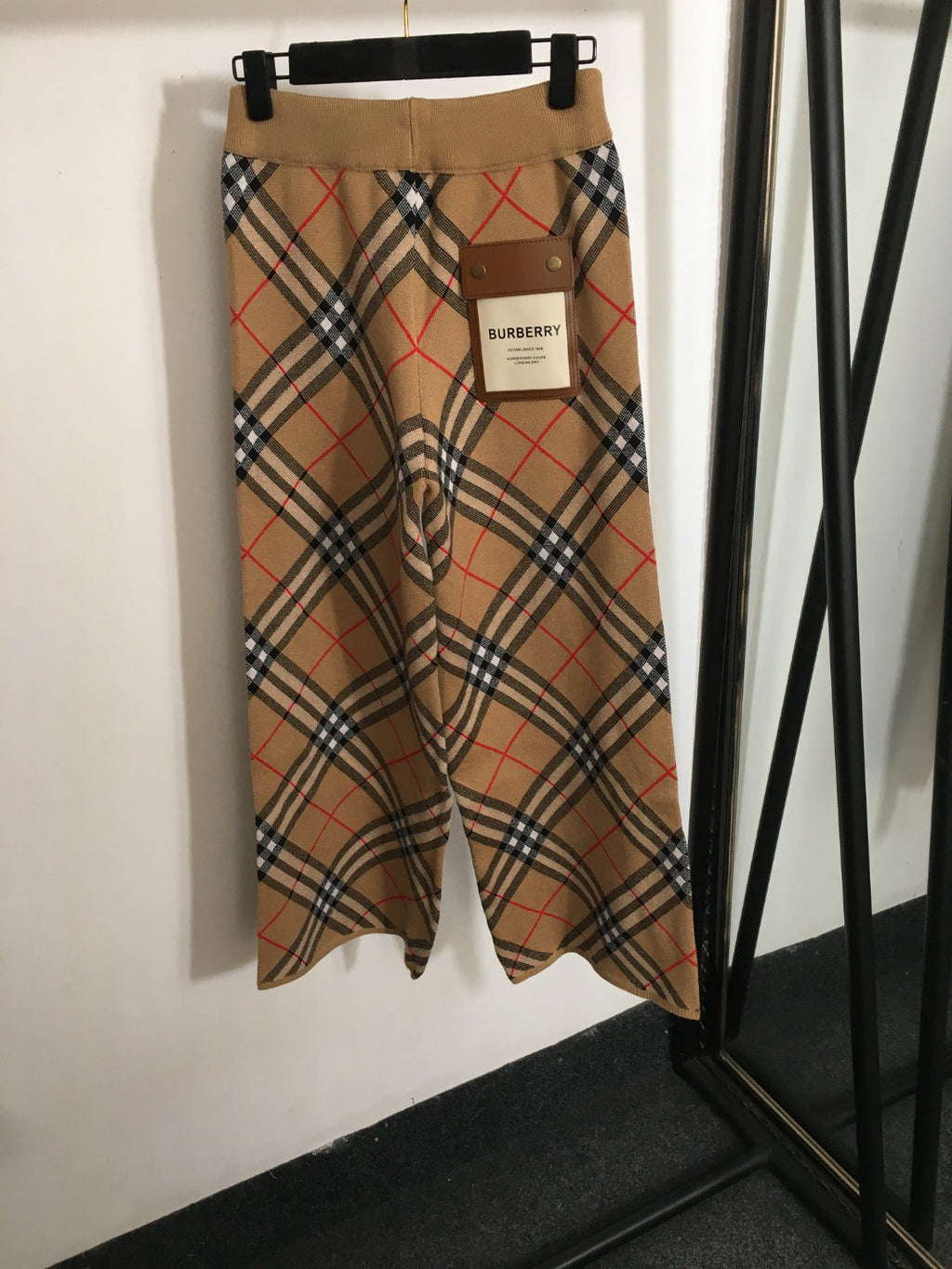 BURBERRY 25S TOP AND WIDE-LEG PANTS SET 337